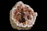 Pink Amethyst Geode Half - Exceptional Specimen #127311-2